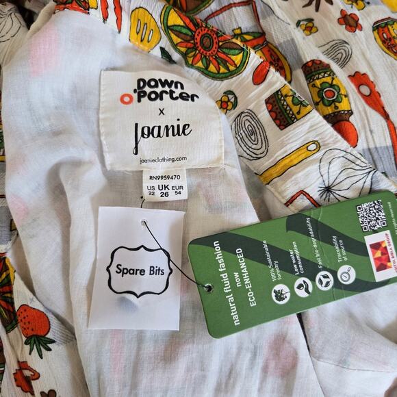 NEW Dawn Porter x Joanie Hemingway Maxi Dress Kitsch Kitchen Plus Women 22 - Picture 12 of 13